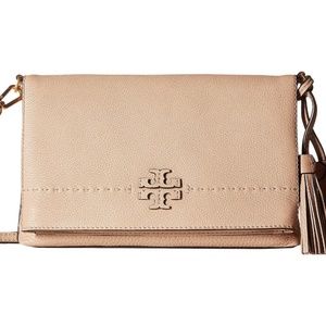 TORY BURCH McGraw Wallet Crossbody in Devon Sand